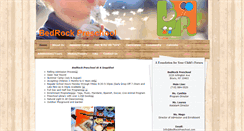 Desktop Screenshot of bedrockpreschool.com