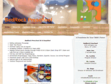 Tablet Screenshot of bedrockpreschool.com